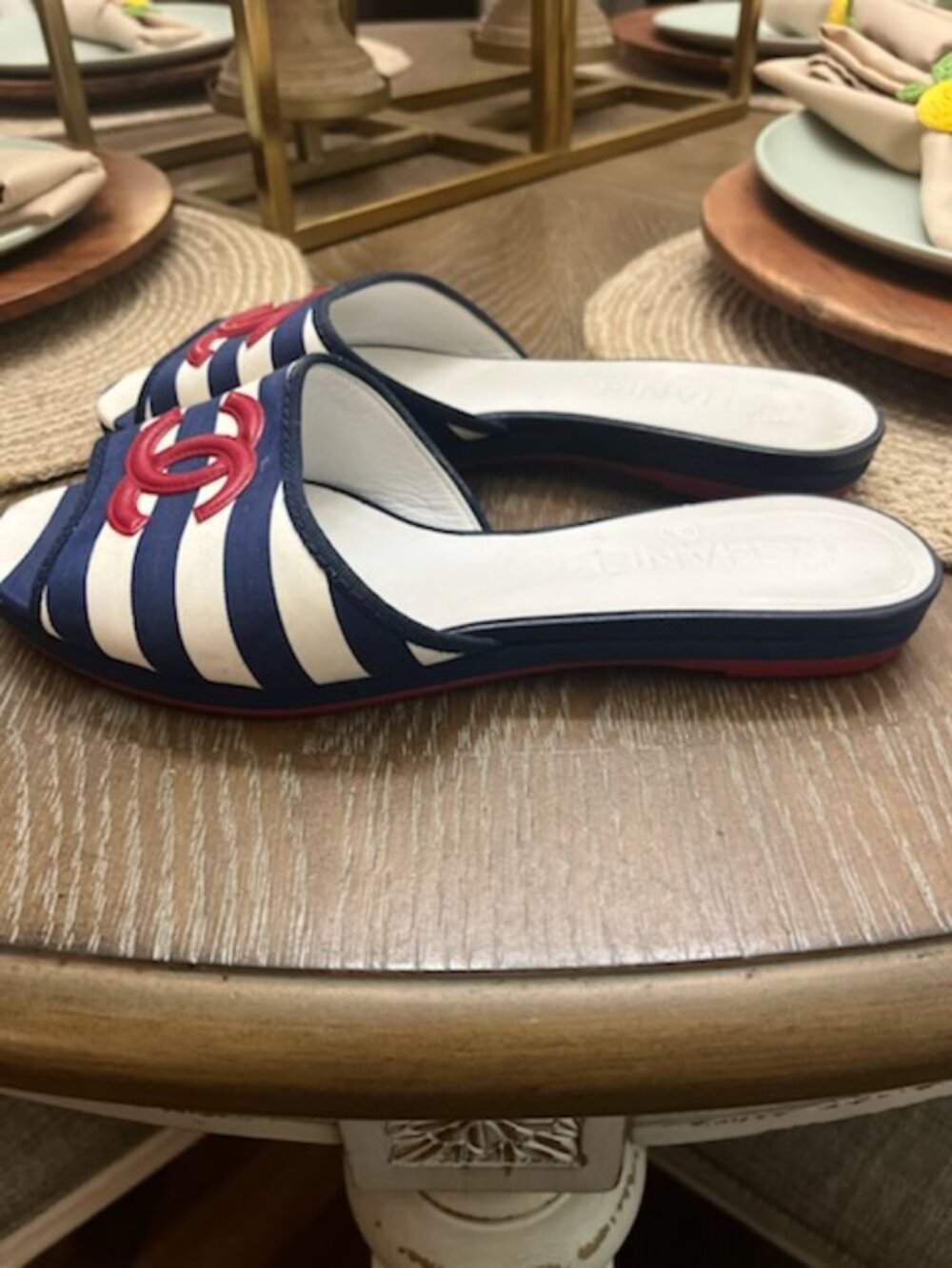 Authentic Chanel Slide Sandals - Picture 5 of 8